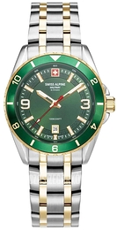 Swiss Alpine Military Sierra Zielony/Stal Ø42 mm 7034.1144