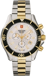 Swiss Alpine Military Nautilus Srebrny/Stal Ø46 mm 7040.9142