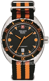 Swiss Alpine Military Alpine by Grovana Czarny/Stal Ø44 mm 7066.1639