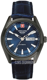 Swiss Alpine Military Alpine by Grovana Niebieski/Skóra Ø43 mm 7090.2575