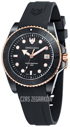 Swiss Eagle Glacier Czarny/Guma Ø41 mm SE-9052-44