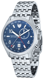 Swiss Eagle Mission Niebieski/Stal Ø43 mm SE-9060-33