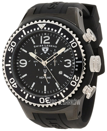 Swiss Legend Neptune Czarny/Guma Ø50 mm 11812P-BB-01SA