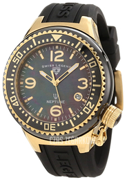 Swiss Legend Neptune Czarny/Guma Ø44 mm 11844-BKBGA