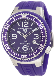 Swiss Legend Neptune Purpurowy/Guma Ø48 mm 21848P-11