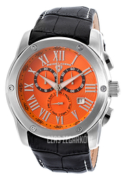 Swiss Legend Traveler Pomarańczowy/Skóra Ø47 mm SL-10005-06