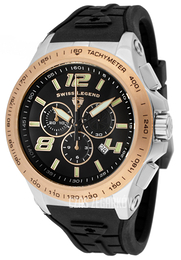 Swiss Legend Sprint Racer Czarny/Guma Ø46 mm SL-10040-01-RB