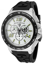 Swiss Legend Sprint Racer Biały/Guma Ø46 mm SL-10040-02S-BB