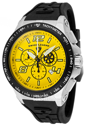 Swiss Legend Sprint Racer Żółty/Guma Ø46 mm SL-10040-07-BB