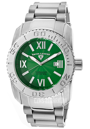 Swiss Legend Commander Zielony/Stal Ø46 mm SL-10059-88