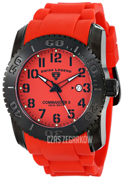 Swiss Legend Commander Czerwony/Guma Ø47 mm SL-10068-BB-05