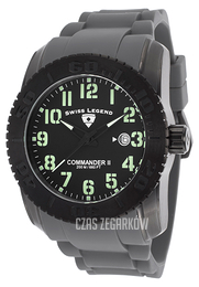 Swiss Legend Commander Czarny/Guma Ø47 mm SL-10068-BB01GRAGRS