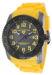 Swiss Legend Commander Szary/Guma Ø47 mm SL-10068-GM-014YLSA