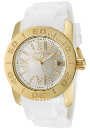Swiss Legend Commander Biały/Guma Ø37 mm SL-10114-YG-02MOP