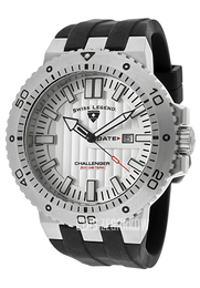 Swiss Legend Challenger Srebrny/Guma Ø50 mm SL-10126-02S
