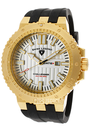 Swiss Legend Challenger Srebrny/Guma Ø50 mm SL-10126-YG-02S