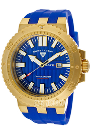 Swiss Legend Challenger Niebieski/Guma Ø50 mm SL-10126-YG-03