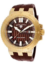 Swiss Legend Challenger Brązowy/Guma Ø50 mm SL-10126-YG-04