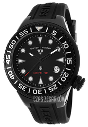 Swiss Legend Neptune Czarny/Guma Ø44 mm SL-11044D-BB-01-NB