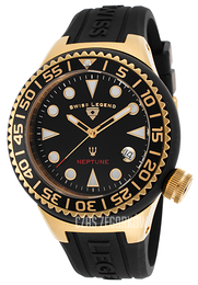 Swiss Legend Neptune Czarny/Guma Ø44 mm SL-11044D-YG-01-NB