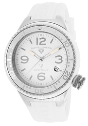 Swiss Legend Neptune Biały/Guma Ø44 mm SL-11044P-02-WB