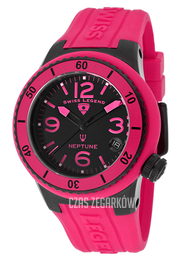 Swiss Legend Neptune Czarny/Guma Ø40 mm SL-11840P-BB-01-PK