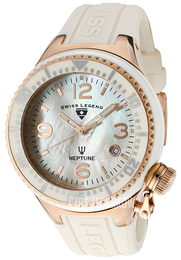 Swiss Legend Neptune Biały/Guma Ø44 mm SL-11844-BGWRA