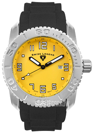 Swiss Legend Commander Żółty/Guma Ø46 mm SL-20064-07