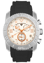 Swiss Legend Commander Biały/Guma Ø46 mm SL-20065-22-RN