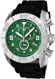 Swiss Legend Commander Zielony/Guma Ø46 mm SL-20066-013B