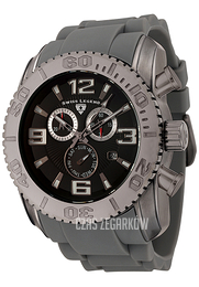 Swiss Legend Commander Czarny/Guma Ø46 mm SL-20067-GM-01
