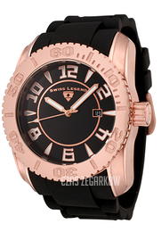 Swiss Legend Commander Czarny/Guma Ø46 mm SL-20068-RG-01