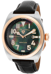 Swiss Legend Heritage Czarny/Skóra Ø44 mm SL-20434-01MOP-RB