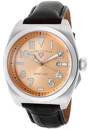 Swiss Legend Heritage Zloty/Skóra Ø44 mm SL-20434-09