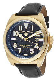 Swiss Legend Heritage Niebieski/Skóra Ø44 mm SL-20434-YG-03S