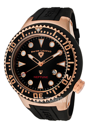 Swiss Legend Neptune Czarny/Guma Ø52 mm SL-21818D-RG-01