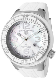 Swiss Legend Neptune Biały/Guma Ø52 mm SL-21818P-02-MOP