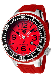 Swiss Legend Neptune Czerwony/Guma Ø52 mm SL-21818P-05