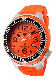 Swiss Legend Neptune Pomarańczowy/Guma Ø52 mm SL-21818P-06
