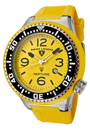 Swiss Legend Neptune Żółty/Guma Ø52 mm SL-21818P-07