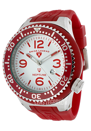 Swiss Legend Neptune Biały/Guma Ø52 mm SL-21818S-C-OS