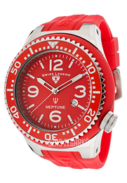 Swiss Legend Neptune Czerwony/Guma Ø52 mm SL-21818S-C-OSU