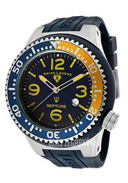 Swiss Legend Neptune Niebieski/Guma Ø52 mm SL-21818S-F-SDC