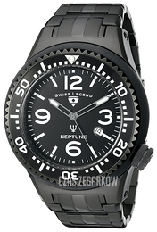 Swiss Legend Neptune Czarny/Stal Ø40 mm SL-21819P-BB-11-SA