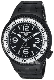 Swiss Legend Neptune Czarny/Stal Ø40 mm SL-21819P-BB-11-SB