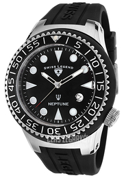 Swiss Legend Neptune Czarny/Guma Ø48 mm SL-21848D-01-NB