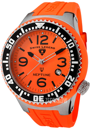 Swiss Legend Neptune Pomarańczowy/Guma Ø48 mm SL-21848P-06