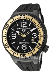Swiss Legend Neptune Czarny/Guma Ø48 mm SL-21848P-BB-01-GA