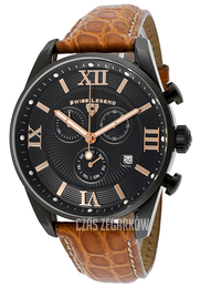 Swiss Legend Bellezza Czarny/Skóra Ø42 mm SL-22011-BB-01-RA-ABR31C