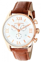 Swiss Legend Belleza Biały/Skóra Ø43 mm SL-22011-RG-02-BR